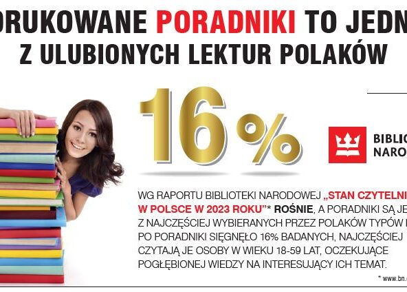 Drukowane poradniki to jedna z ulubionych form literackich Polaków!