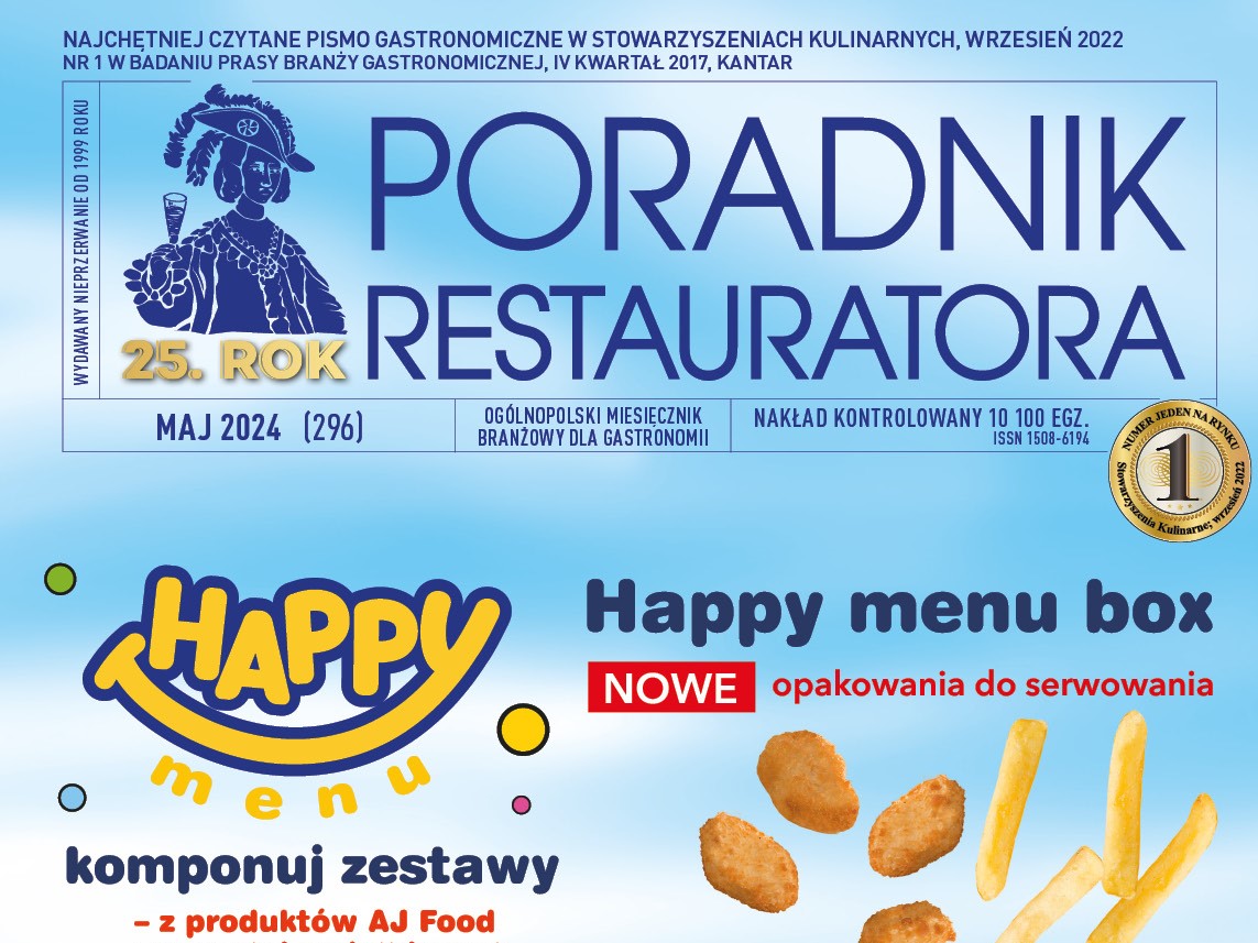 Majowe wydanie “Poradnika Restauratora” już w dystrybucji