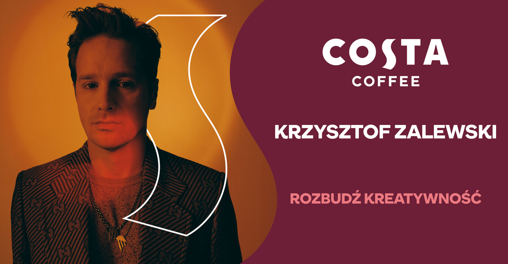 Costa Coffee i Krzysztof Zalewski rozbudzają kreatywność we wspólnym projekcie