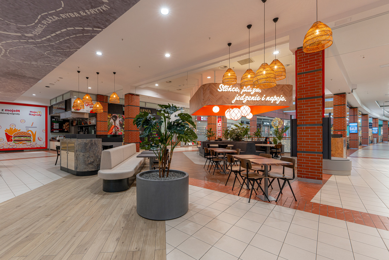 Food court w Koszalinie inspirowany Bałtykiem