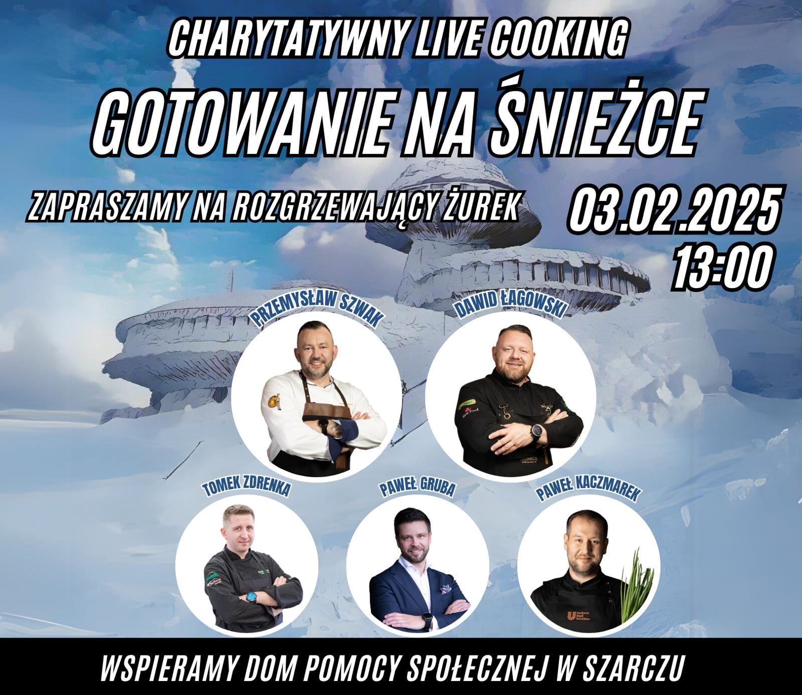 Charytatywne gotowanie na Śnieżce