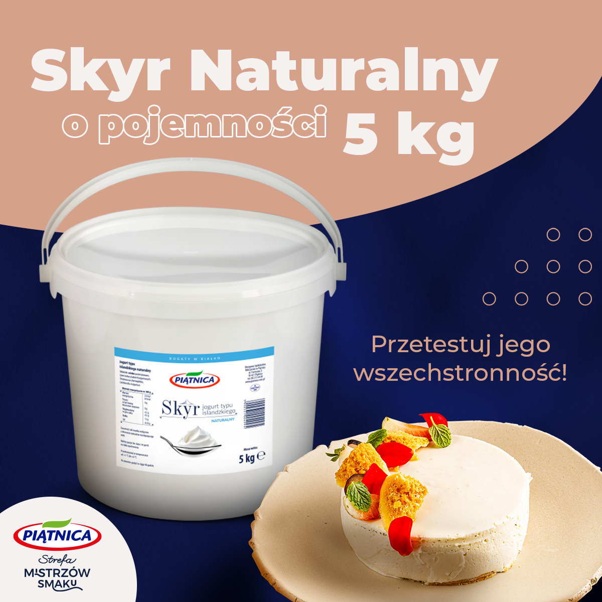 Skyr 5kg – islandzka tradycja w profesjonalnej kuchni