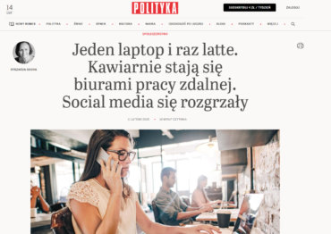 „Poradnik Restauratora” cytowany w tygodniku „Polityka”