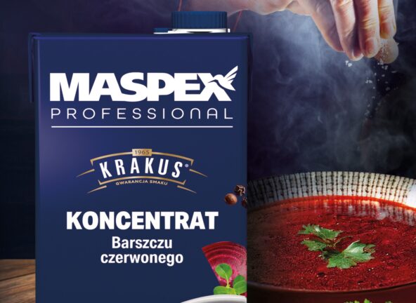 Barszcz czerwony Krakus w praktycznym litrowym kartonie