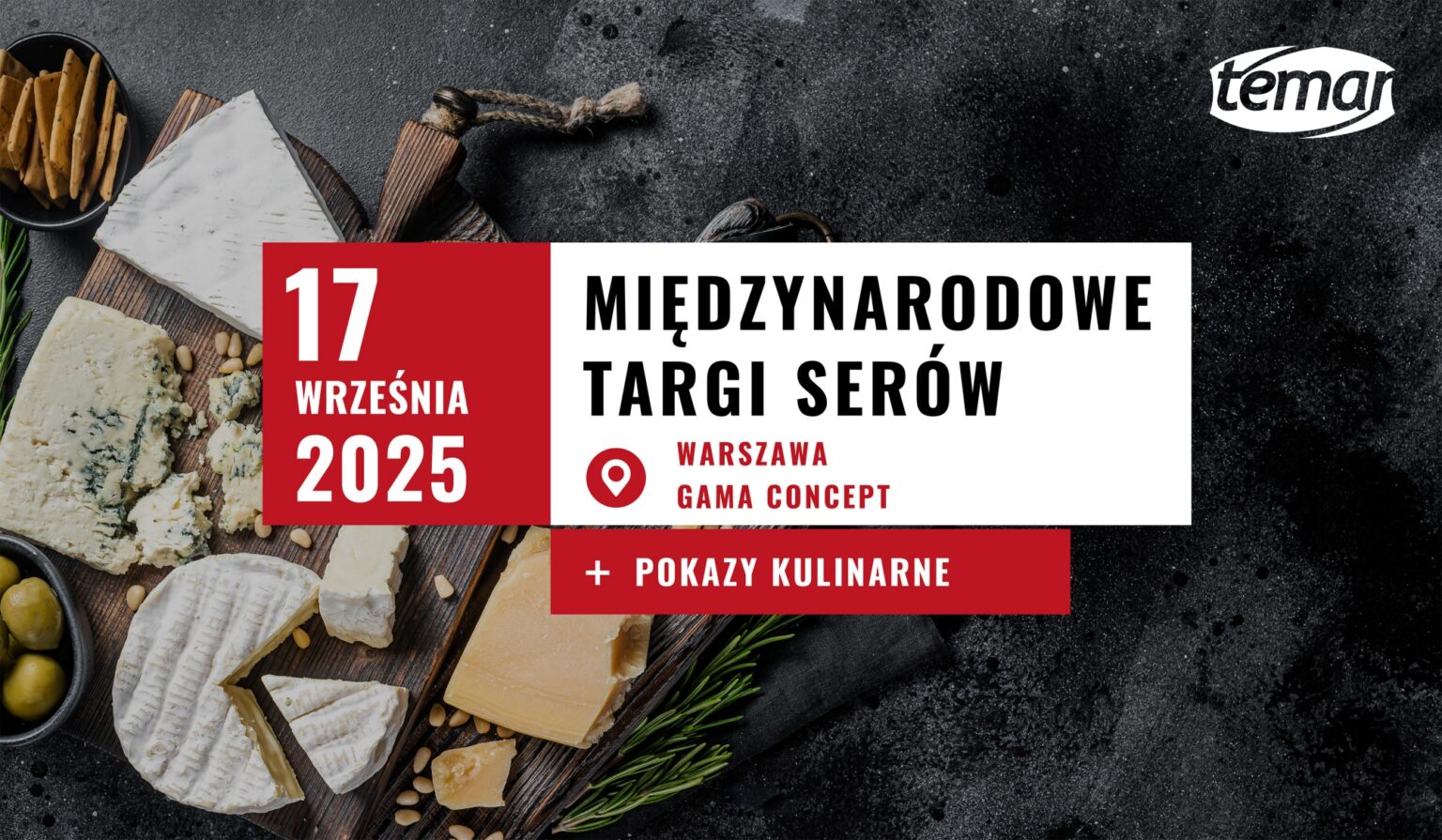 Międzynarodowe Targi Serów 2025 już we wrześniu w Warszawie
