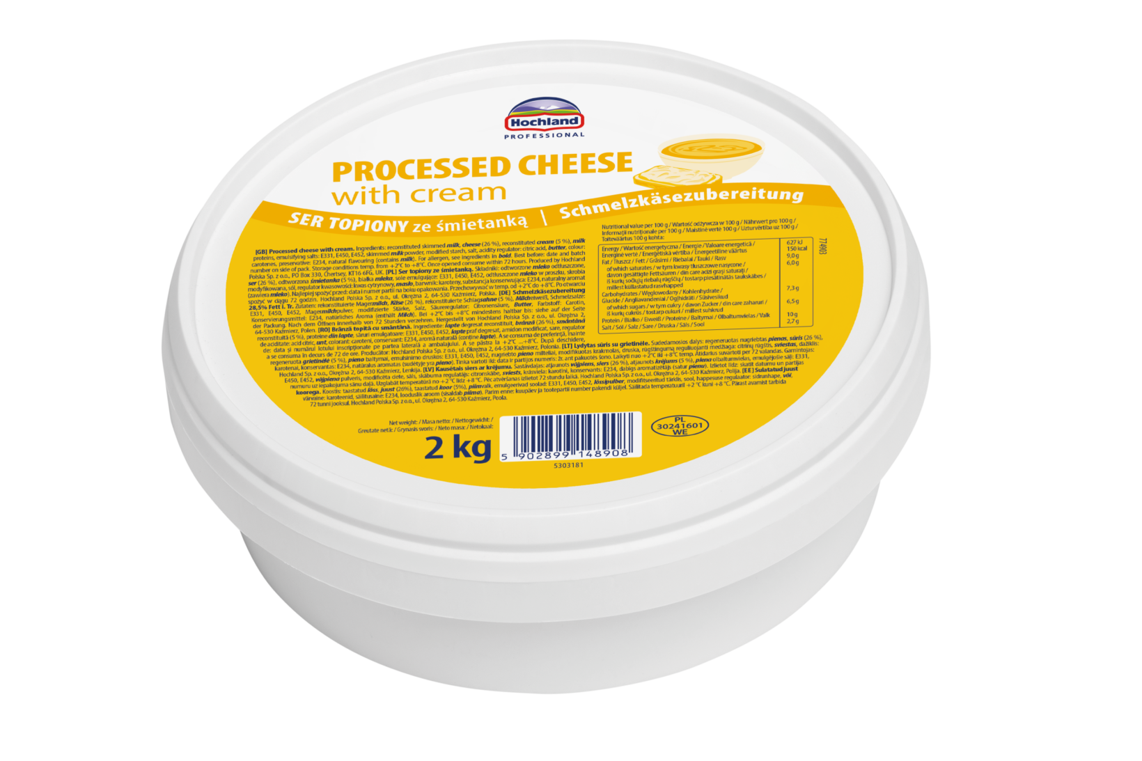 Ser topiony ze śmietanką Hochland Professional
