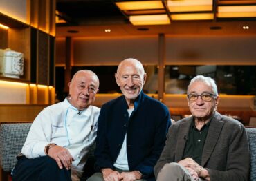 Robert De Niro, Matsuhisa i Meir Teper świętowali ceremonię sake w hotelu Nobu w Warszawie