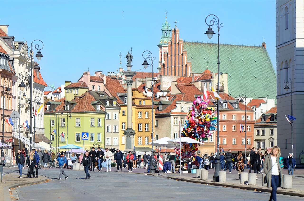 Turystyczna mapa Polski według GUS
