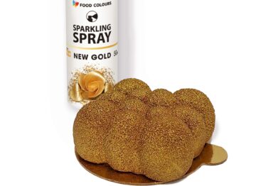 Złoty akcent deserowego stołu