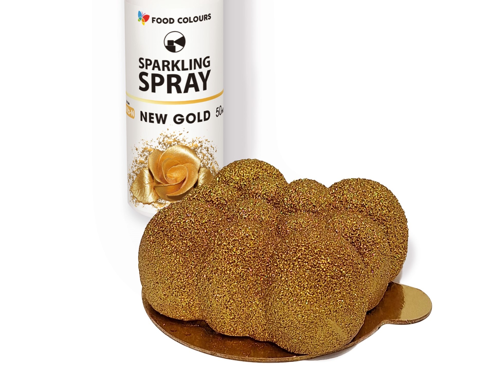 Złoty akcent deserowego stołu