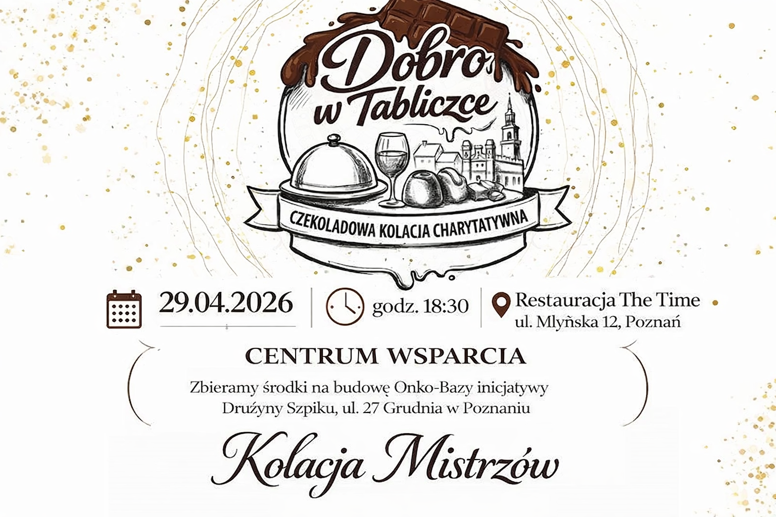 Dobro w Tabliczce. Czekoladowa Kolacja Charytatywna w Poznaniu