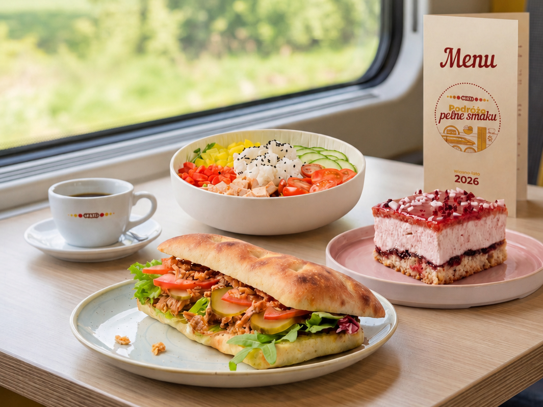 WARS wprowadza nowe menu w pociągach PKP Intercity.