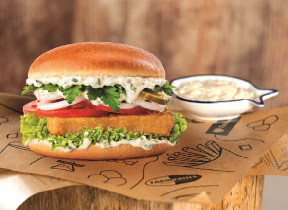 Burger z morszczuka