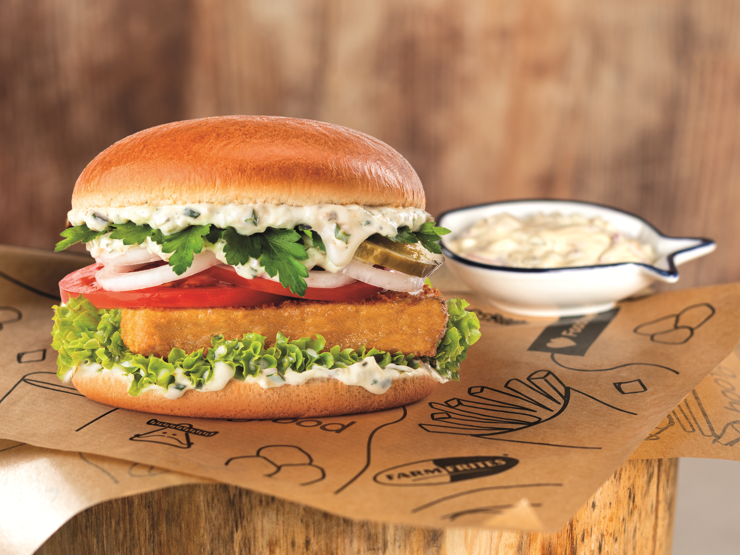 Burger z morszczuka