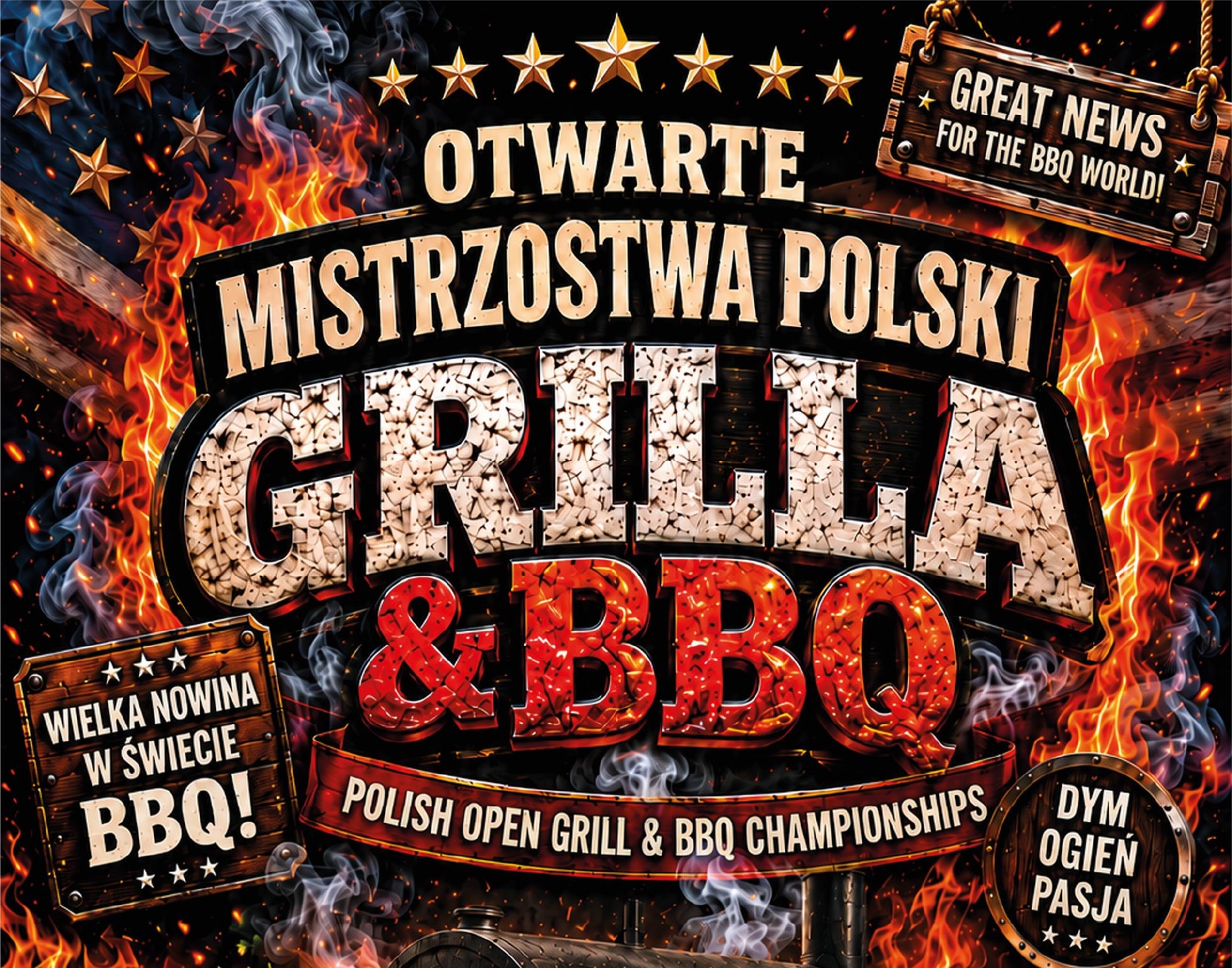 Radom stolicą grilla i BBQ