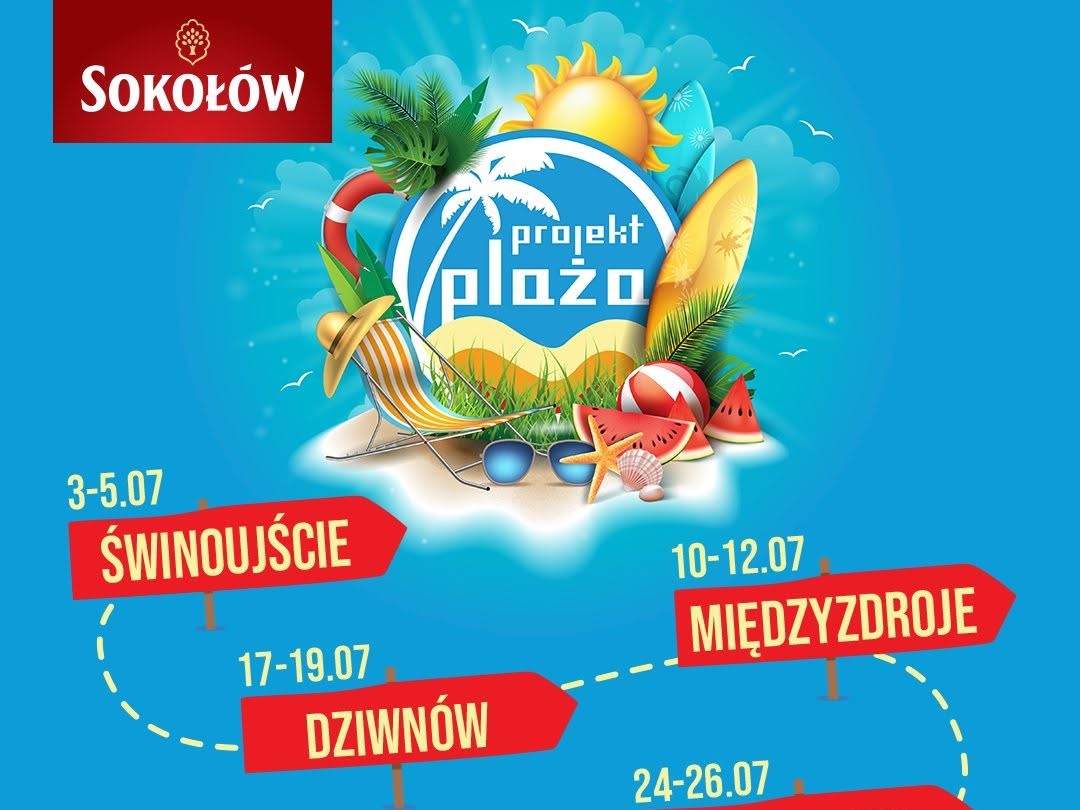 Sokołów rusza nad morze! Jest już znana trasa “Projektu Plaża”